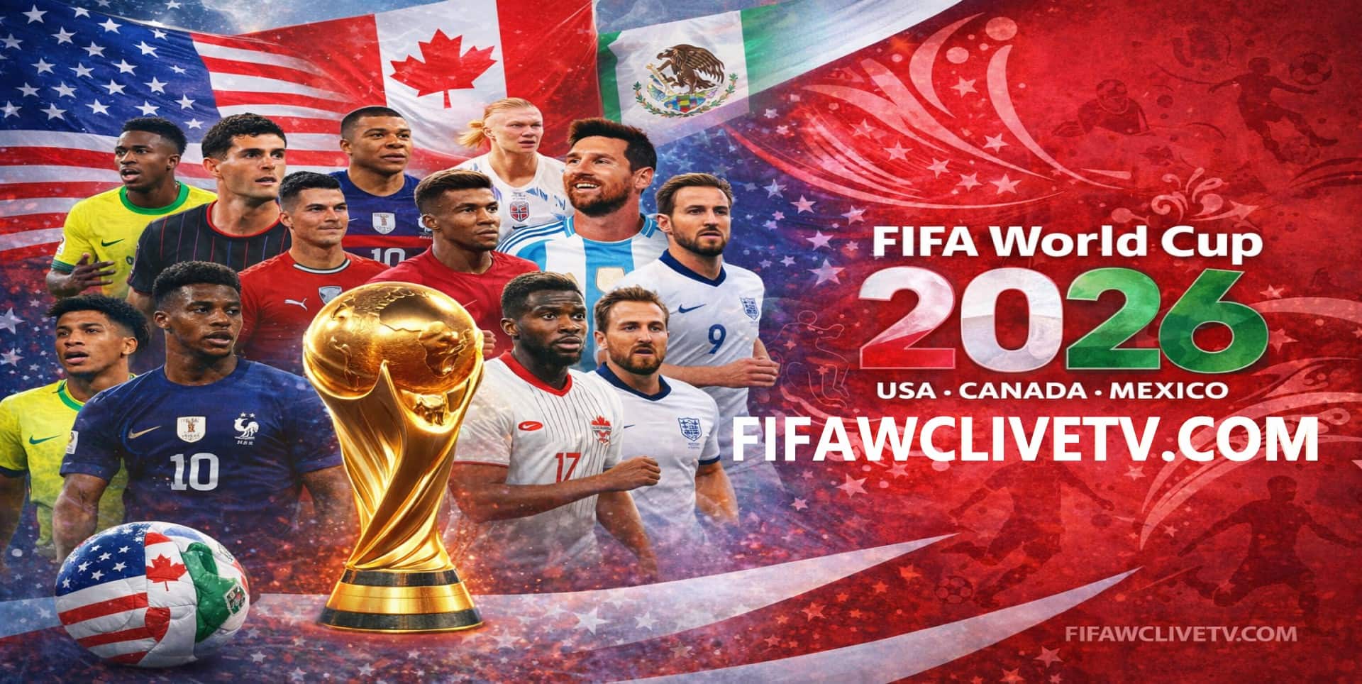 Watch FIFA WC Live TV Stream 2026 Online / Full Match Replay slider