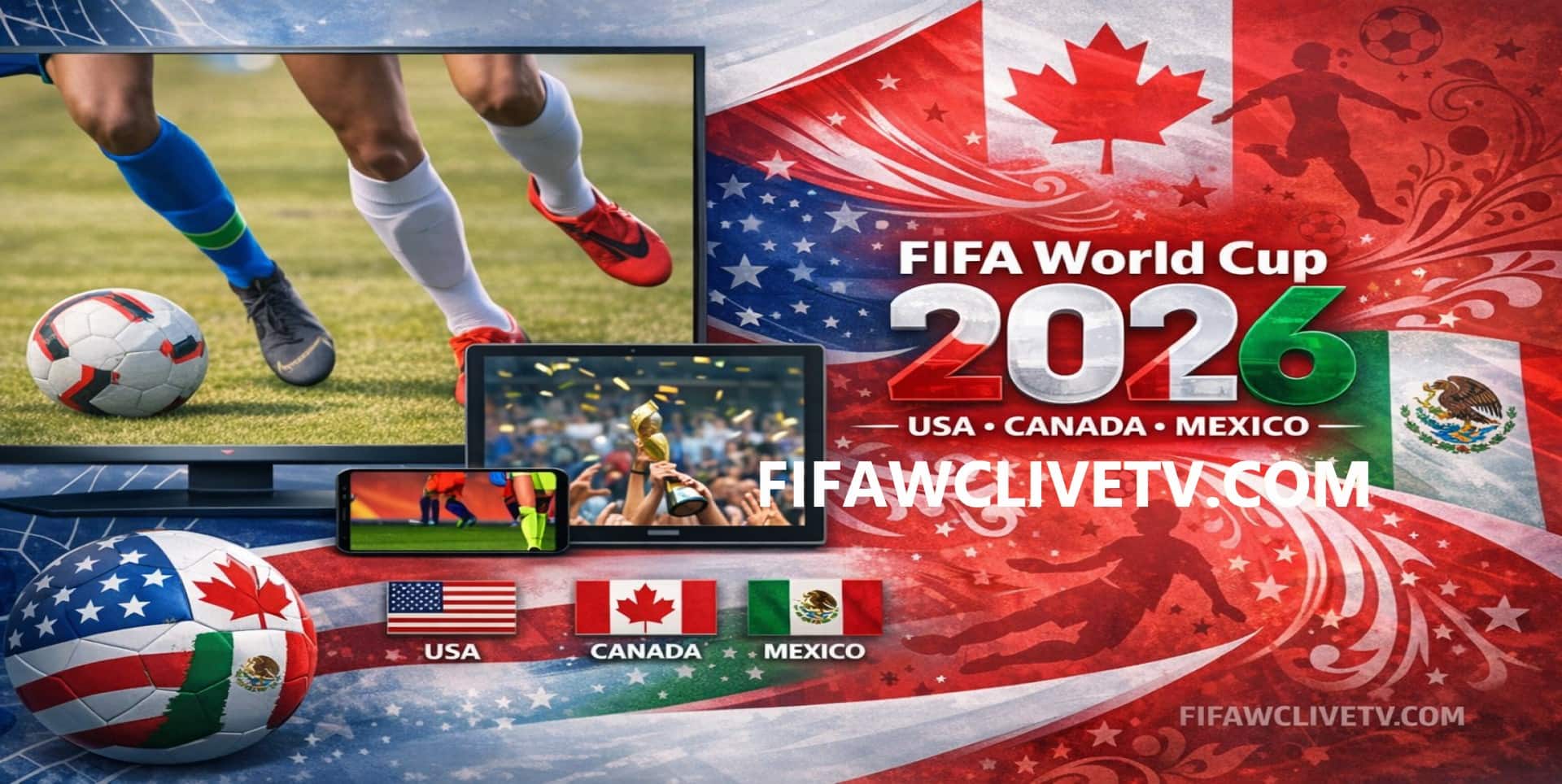 Watch FIFA WC Live TV Stream 2026 Online / Full Match Replay slider